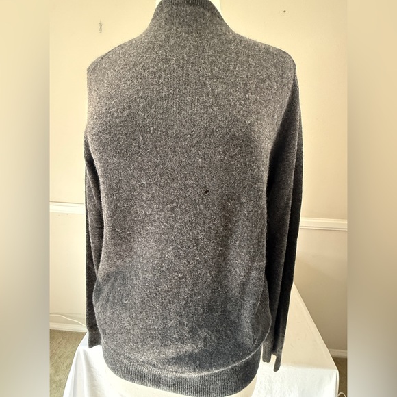 Marc Anthony Men’s Cashmere Sweater, Charcoal Gray, M - Picture 8 of 8